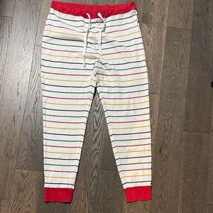 HBC stripes Joggers with Red Trim
